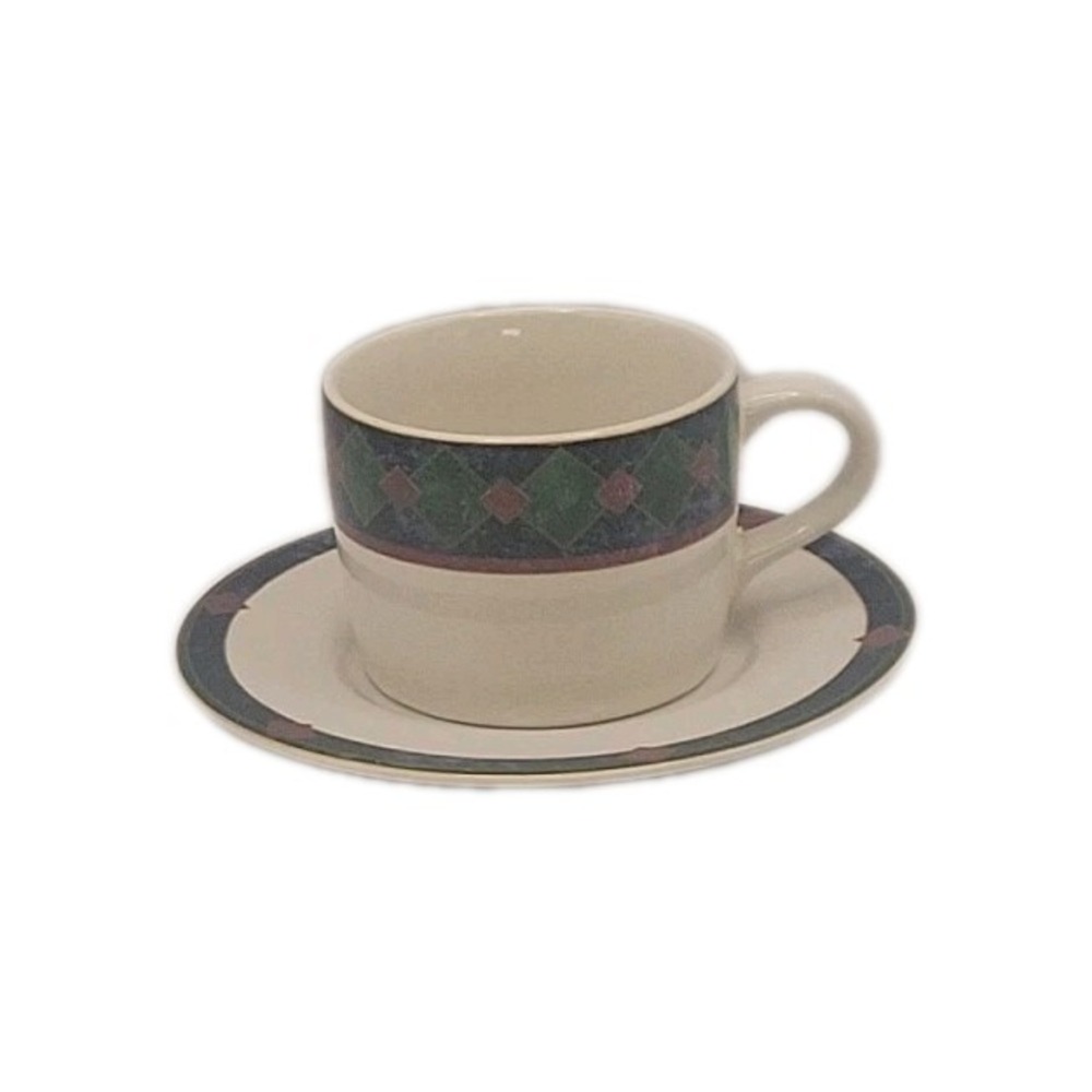 Pfaltzgraff Amalfi Classic Coffee Cup & Saucer Designed By Pat Farrell